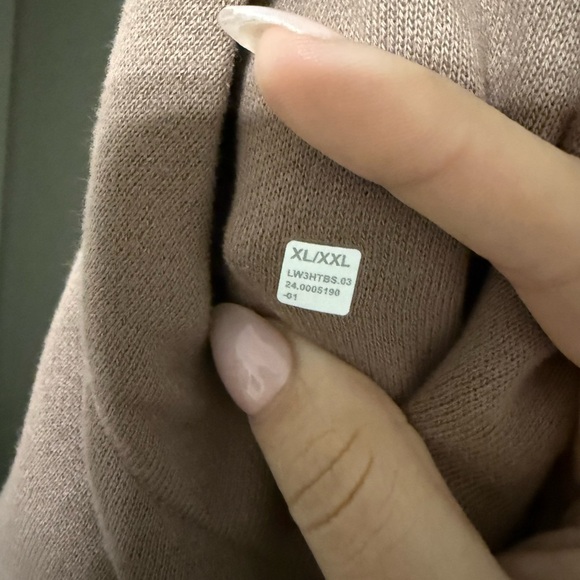 Scuba Oversized Funnel Neck Half Zip Long - Picture 3 of 3